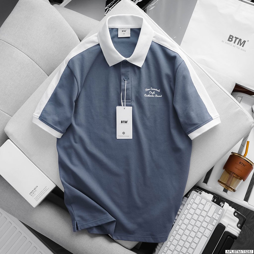 Áo Thun BTM Line Constrast Polo Shirt