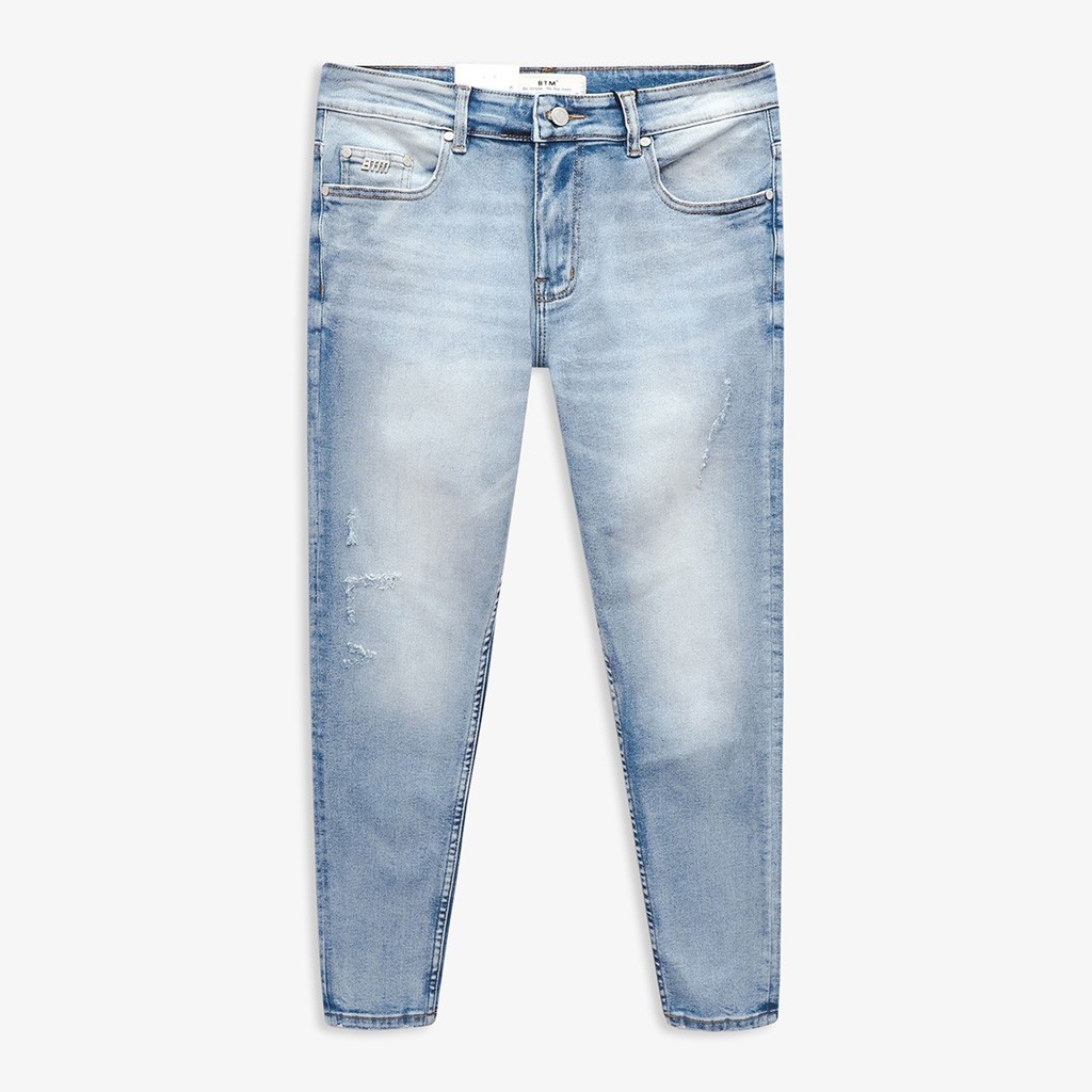 BTM light wash mildly distressed Jeans