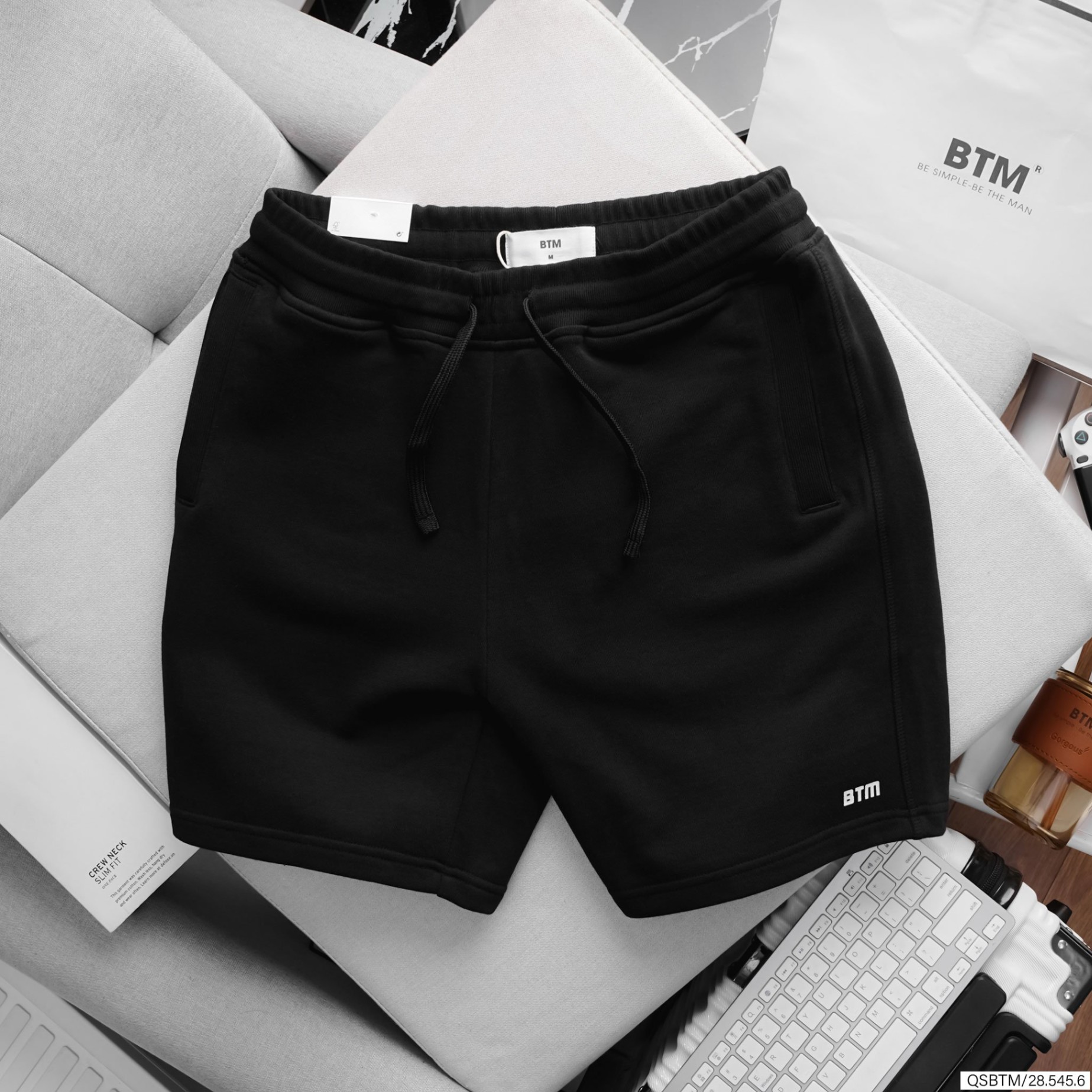 Quần short nỉ basic jogger short