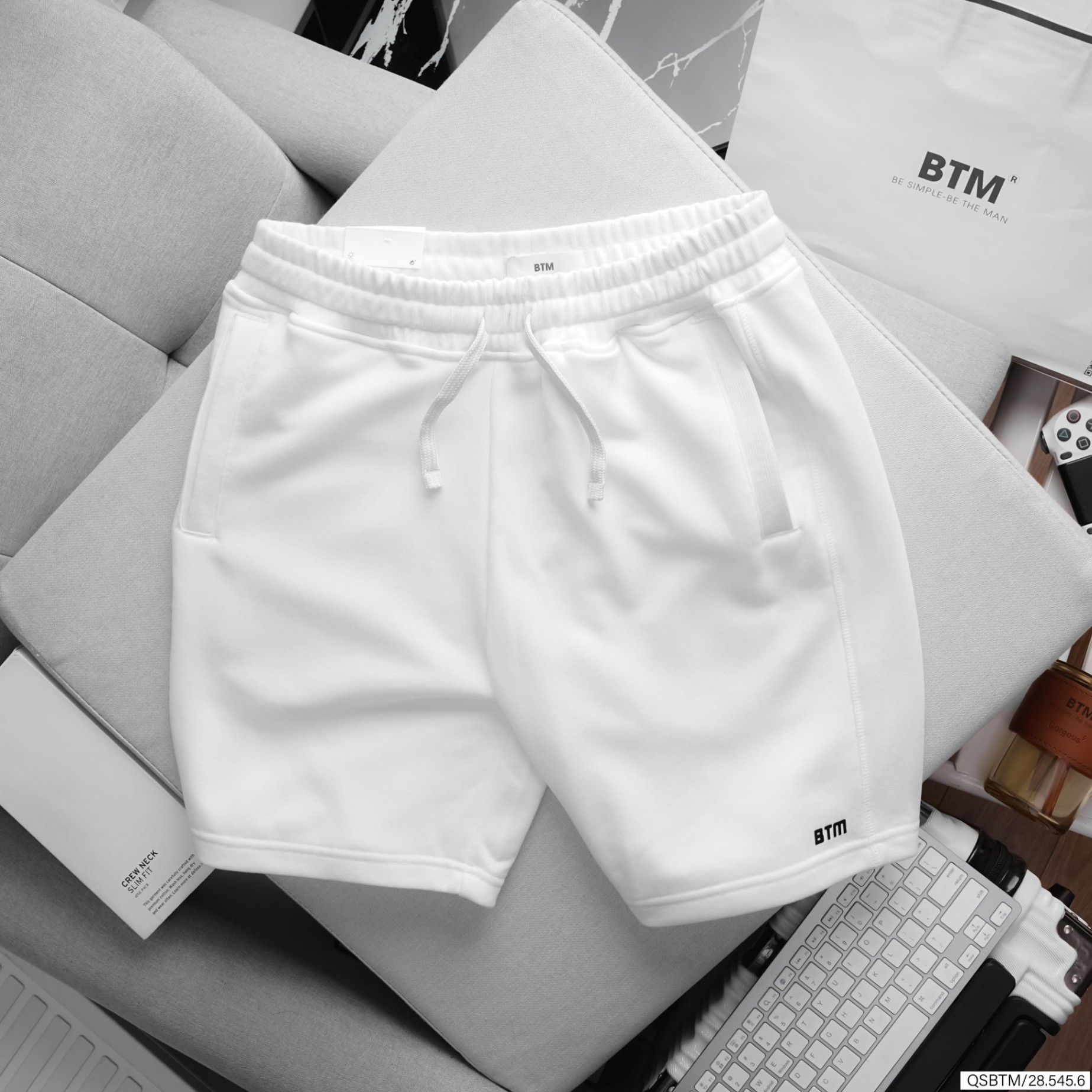 Quần short nỉ basic jogger short