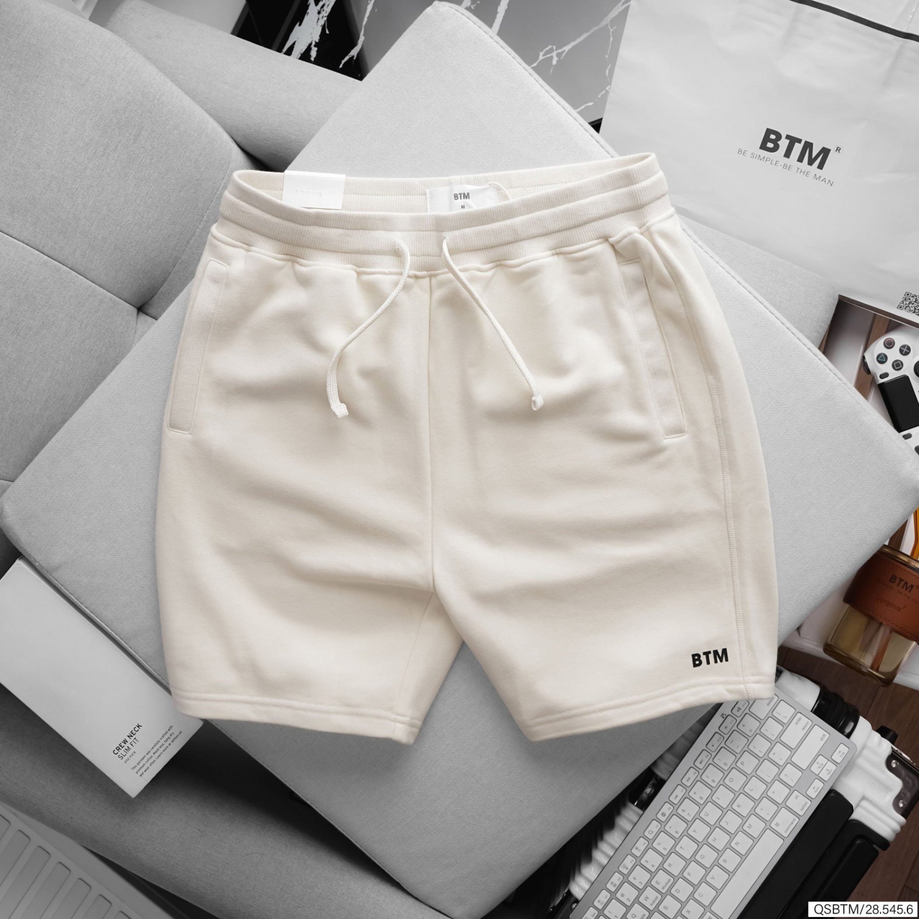 Quần short nỉ basic jogger short