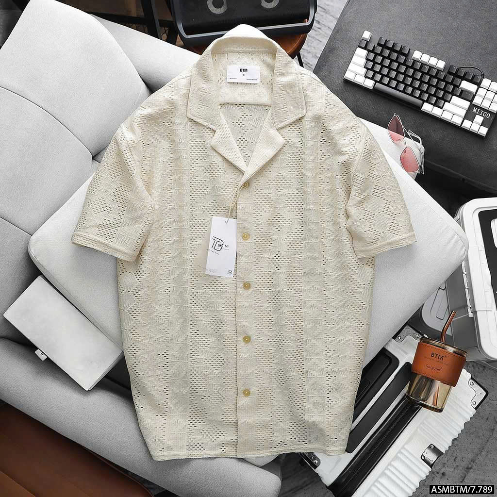 Áo sơ mi BTM Woven cuban shirt