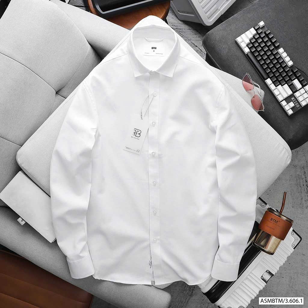 Áo Sơ Mi Dài Tay BTM OXFORD Logo Checked Shirt