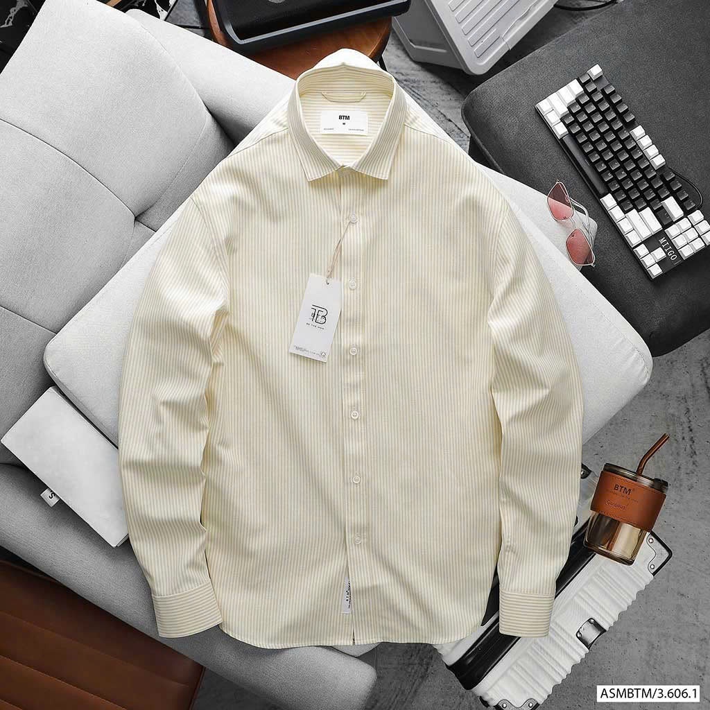 Áo Sơ Mi Dài Tay BTM OXFORD Logo Checked Shirt