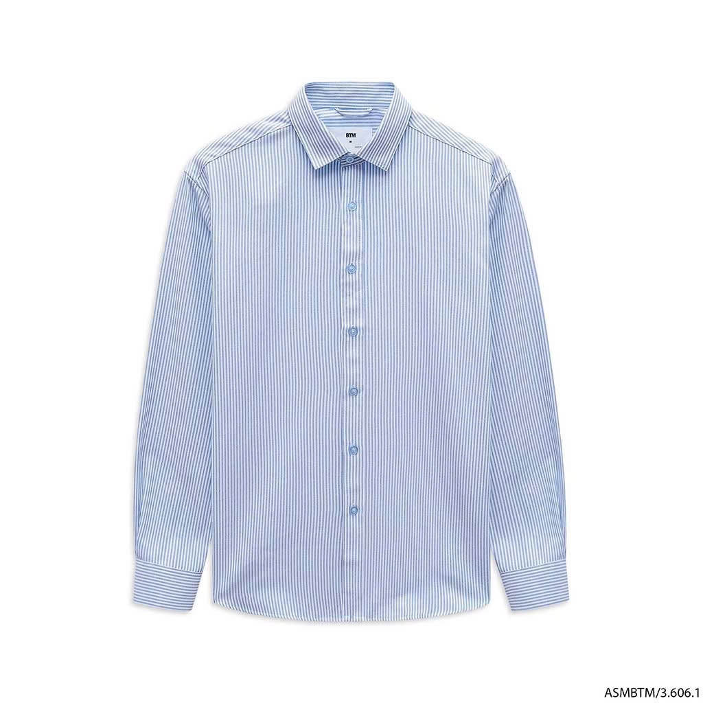 Áo Sơ Mi Dài Tay BTM OXFORD Logo Checked Shirt