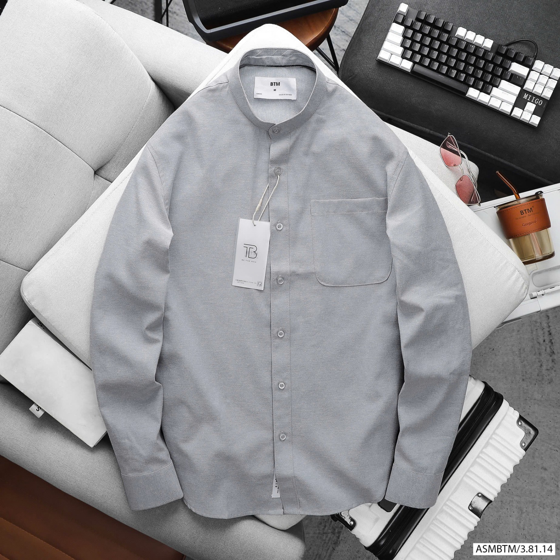 OXFORD MANDARIN SHIRT