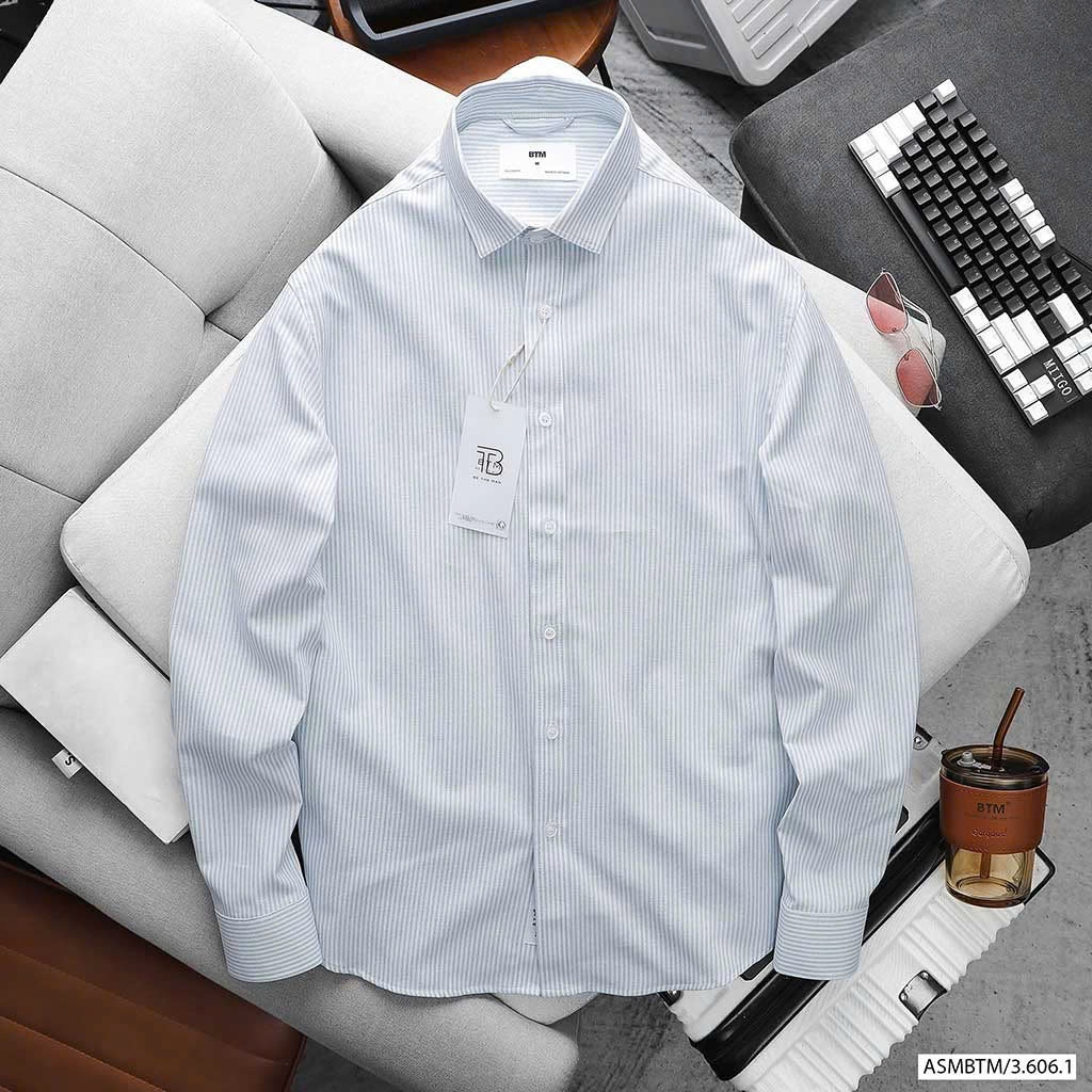 Áo Sơ Mi Dài Tay BTM OXFORD Logo Checked Shirt