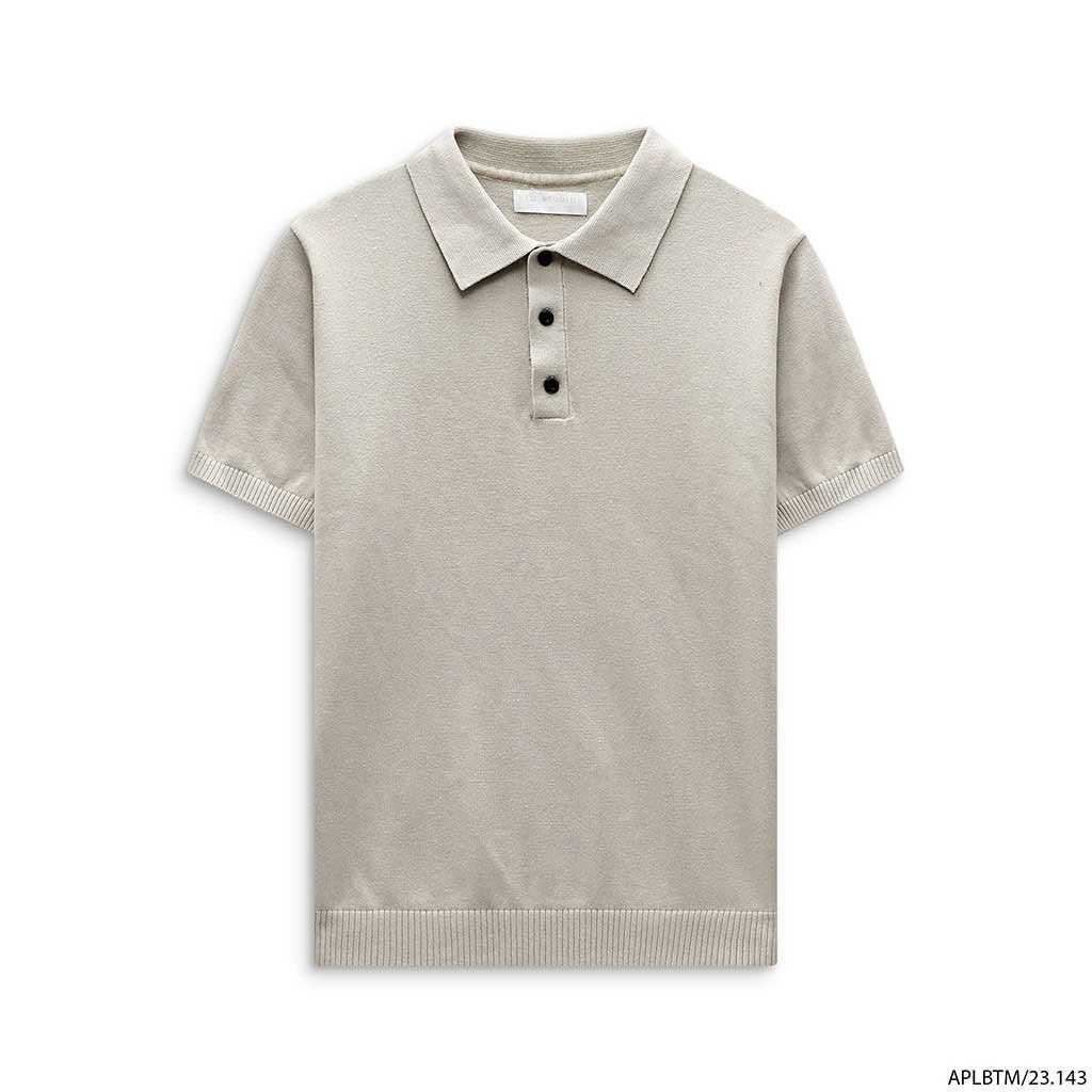 Áo len cộc tay BTM basic knit polo shirt