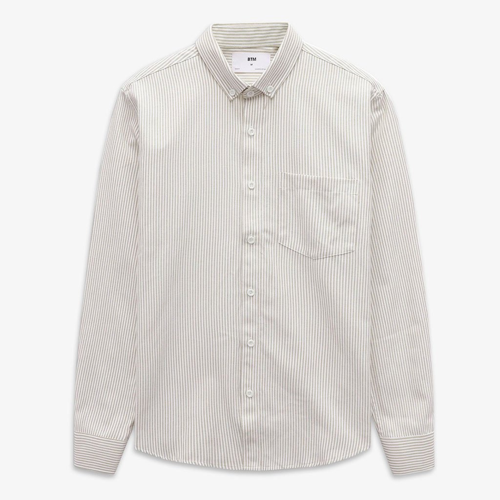 Áo sơmi kẻ BTM buton-down oxford shirt