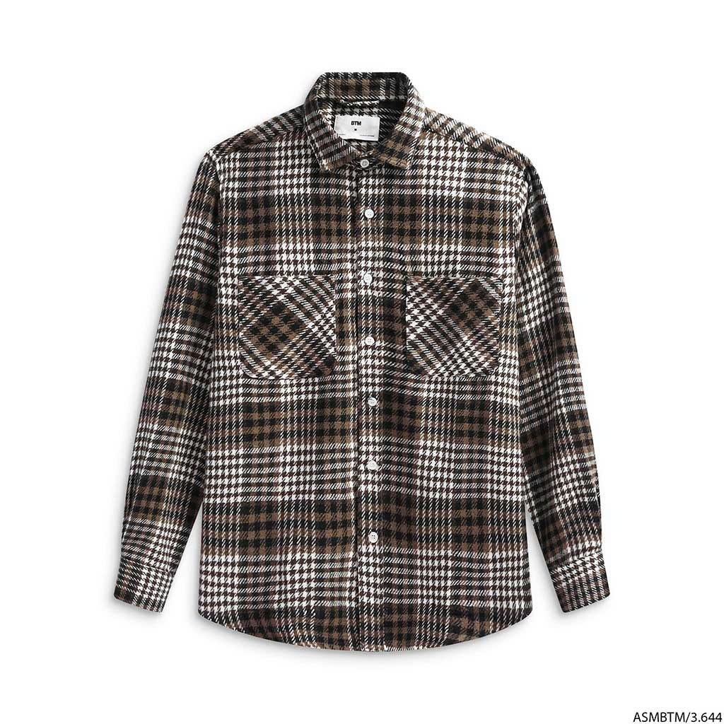 Áo sơ mi BTM Relax Flanel checked shirt