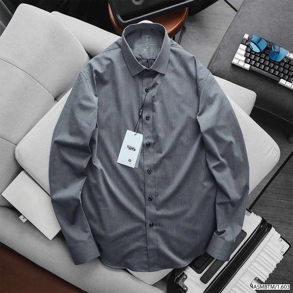 BTM basic modal smart shirt