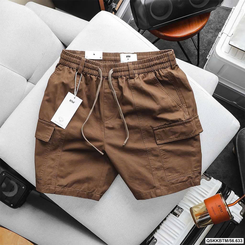 Quần BTM Cargo Kaki Short