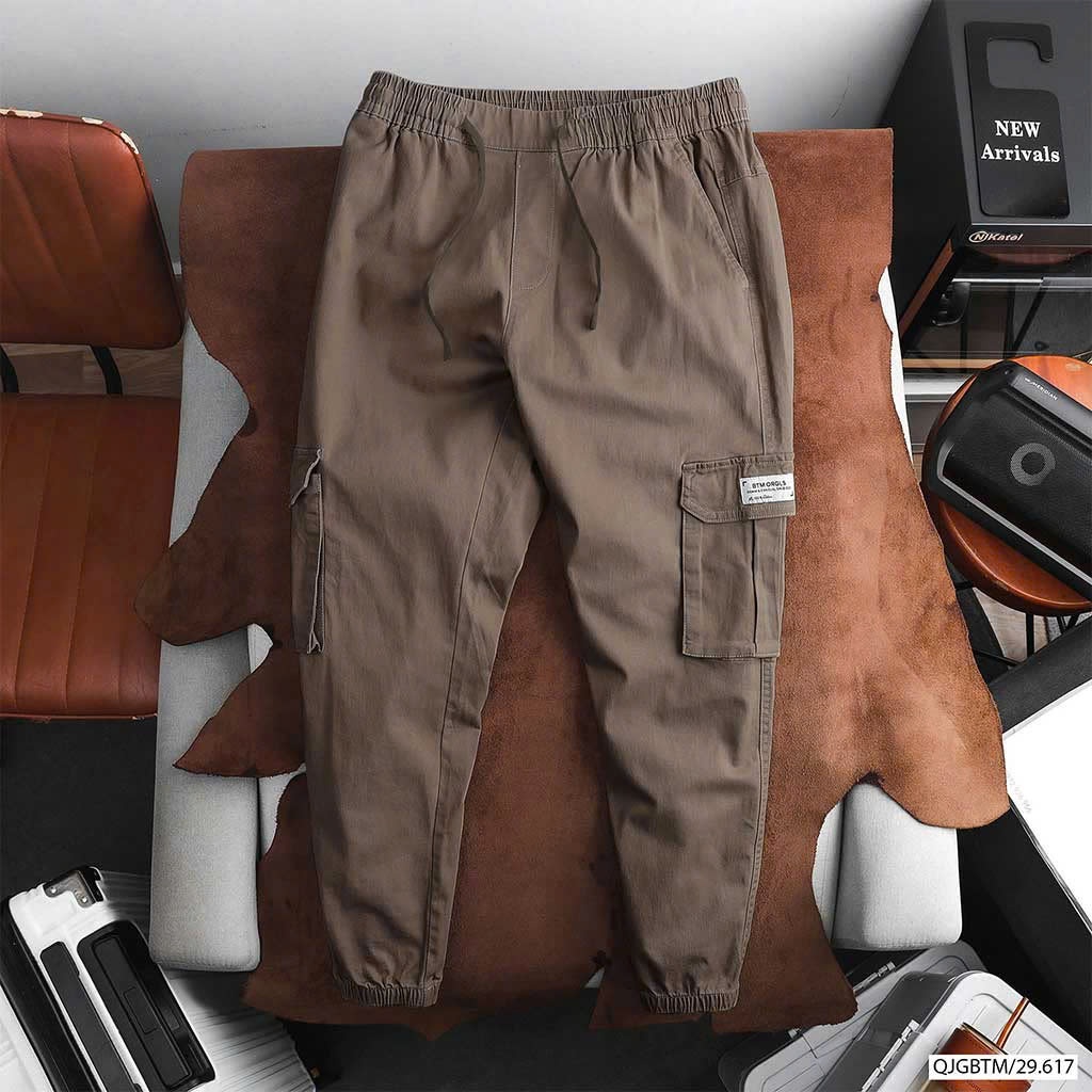 Quần jogger cargo khaki BTM