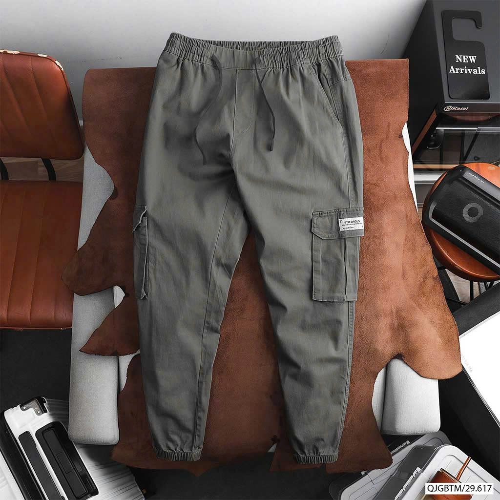 Quần jogger cargo khaki BTM