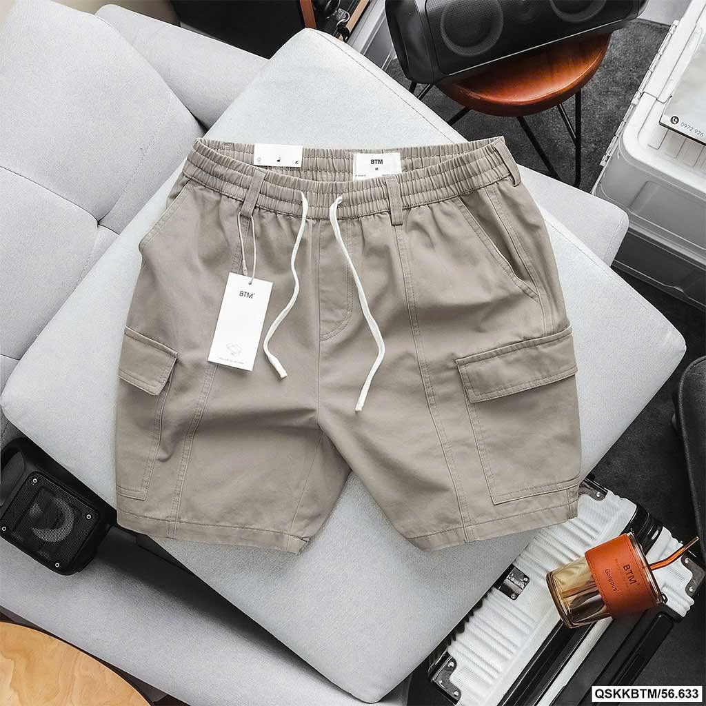 Quần BTM Cargo Kaki Short