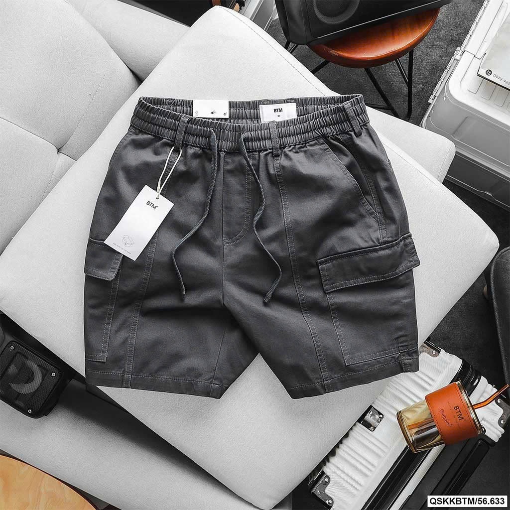Quần BTM Cargo Kaki Short