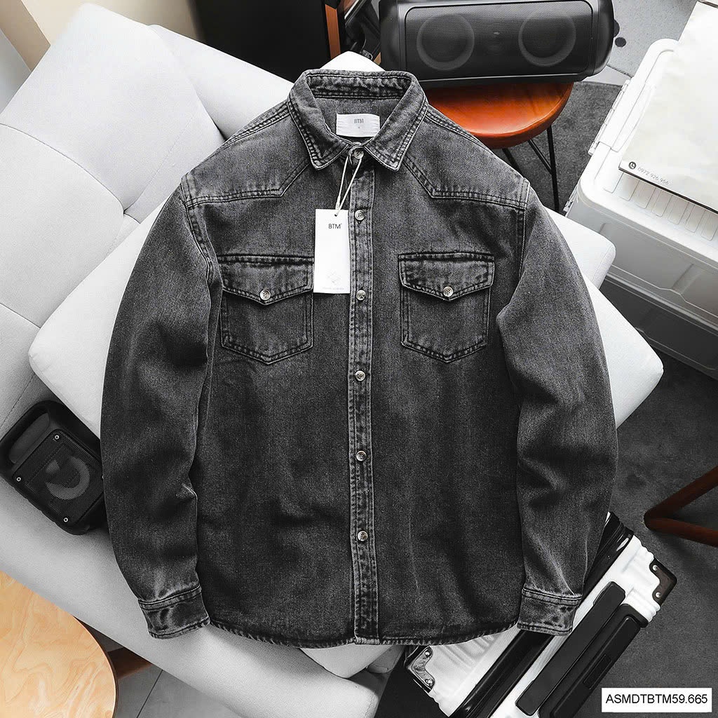 Áo sơ mi BTM Denim Flap Pocket Shirt