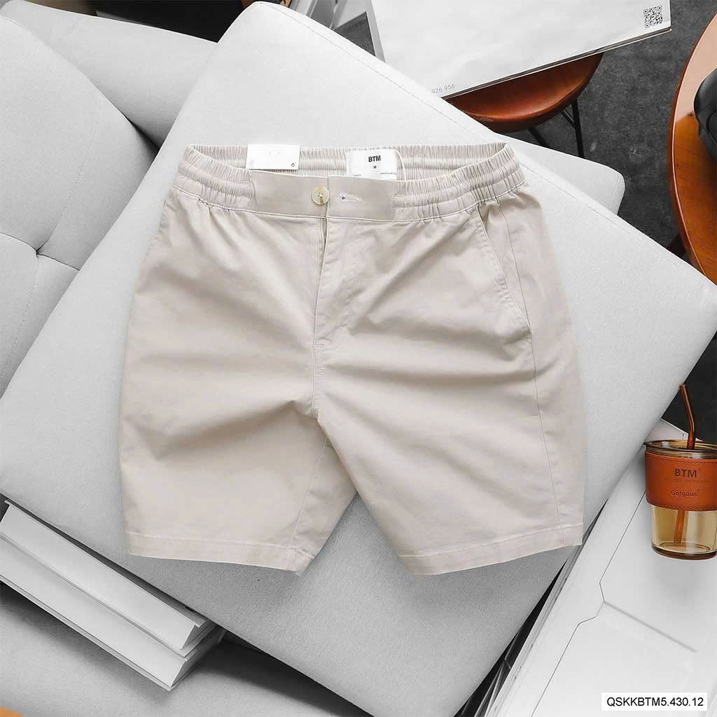 Quần Short BTM Kaki Cotton Classic Short