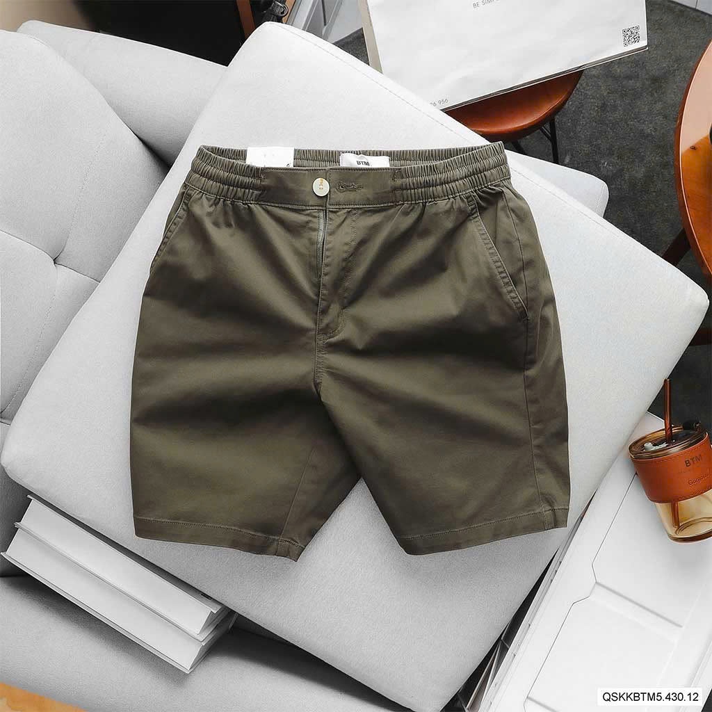 Quần Short BTM Kaki Cotton Classic Short