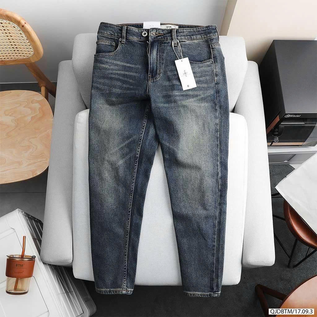 Quần Jean BTM Darkblue Washed Jeans Smart Fit