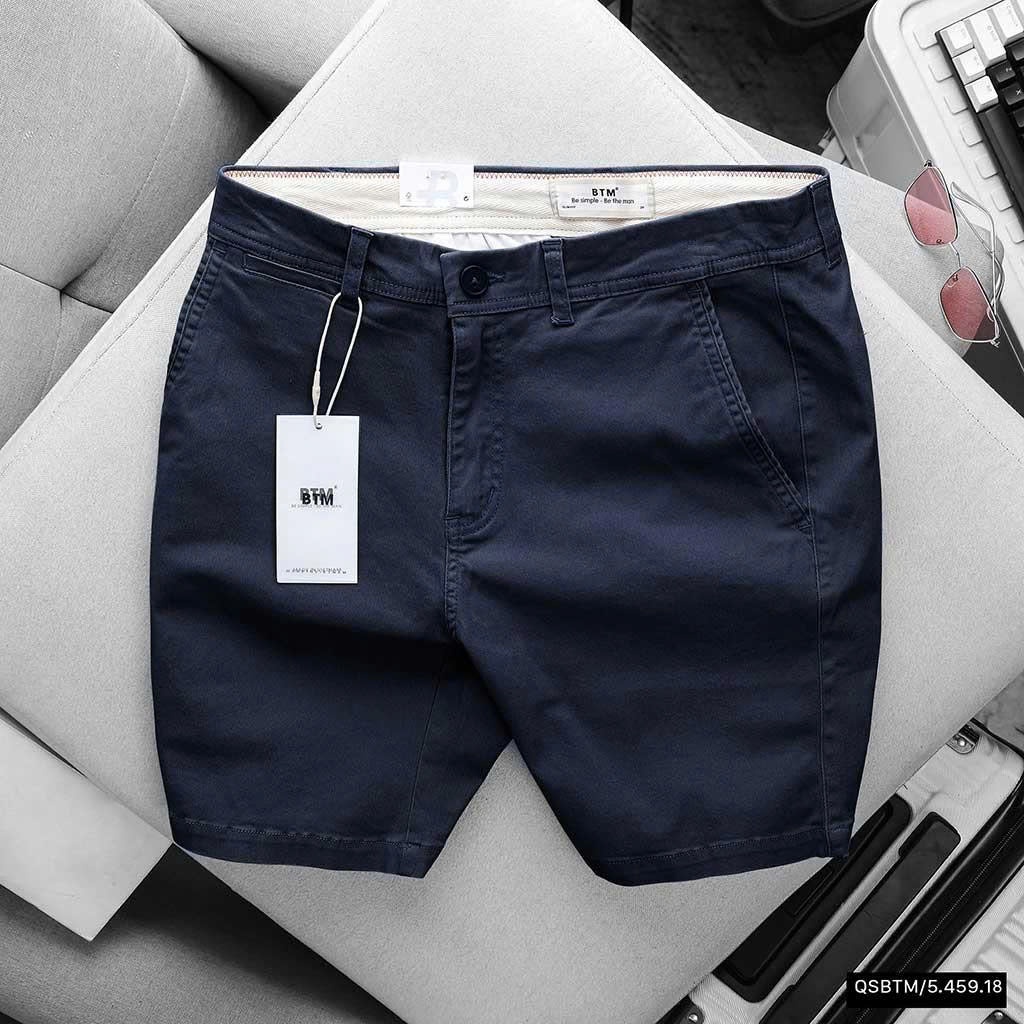 Quần Đùi BTM Basic Color Kaki Short Slimfit