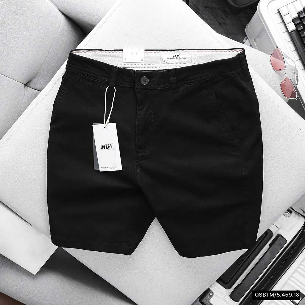 Quần Đùi BTM Basic Color Kaki Short Slimfit