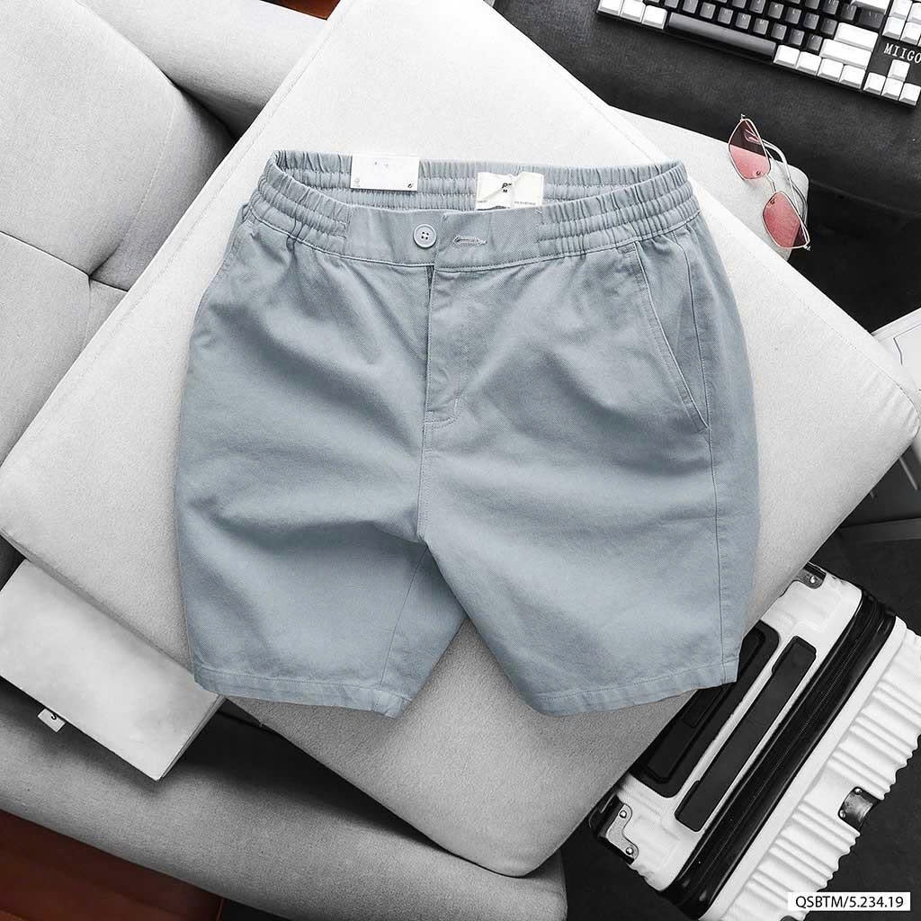 Quần Đùi BTM Classic Pique Kaki Short Slimfit