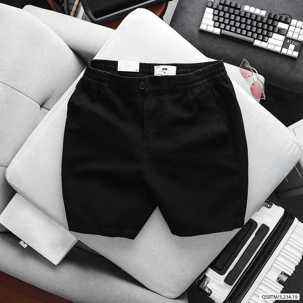 Quần Đùi BTM Classic Pique Kaki Short Slimfit