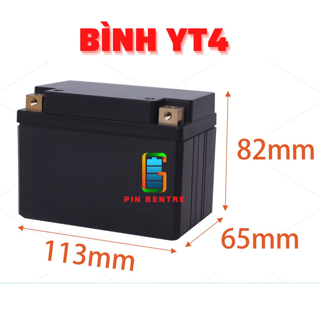 Vỏ bình Ắc Quy YT4 , YT5 , YT7 chế Ắc quy xe máy và máy phun thuốc..vv