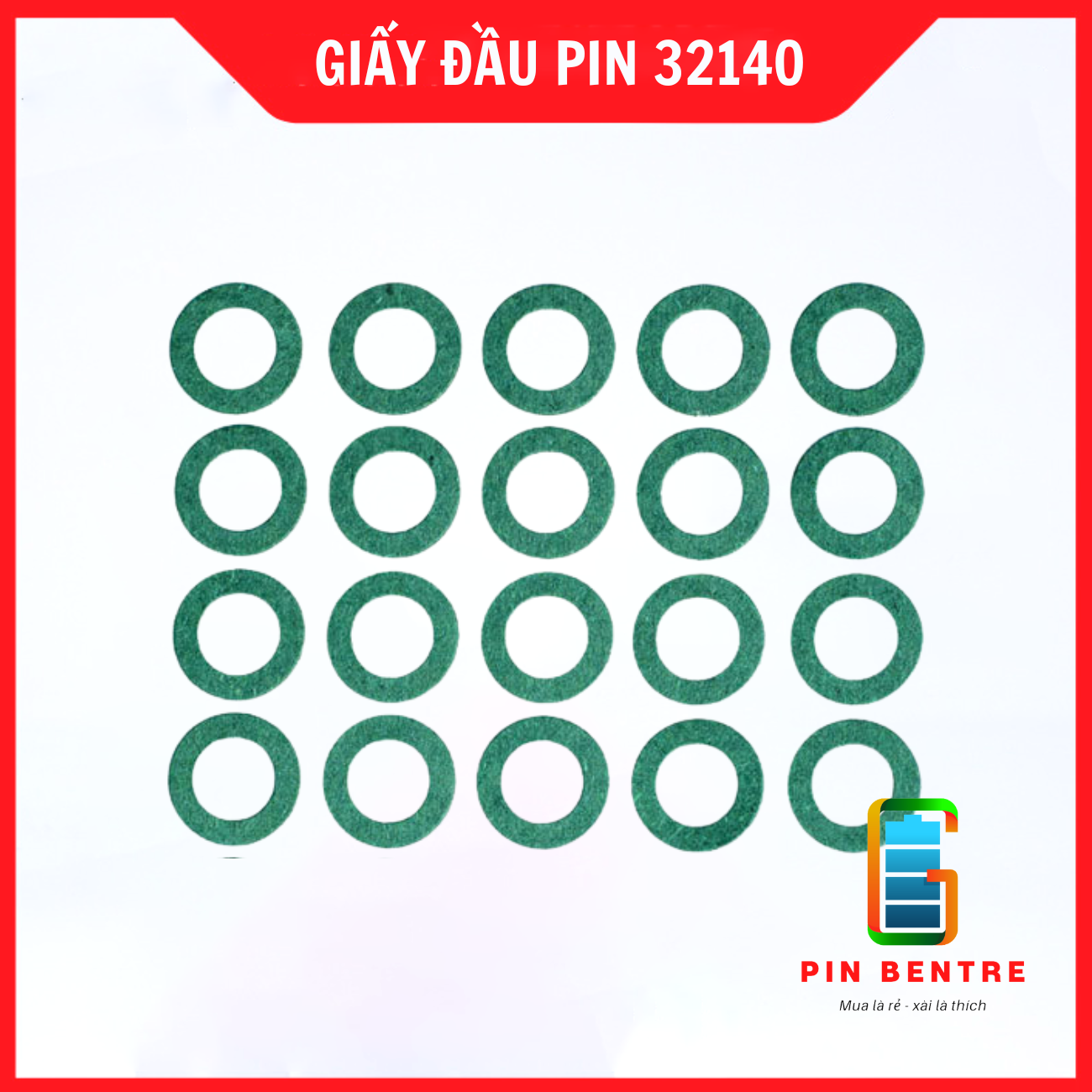Giấy dán đầu cực dương cho Pin 32700,32140 [PBT247]