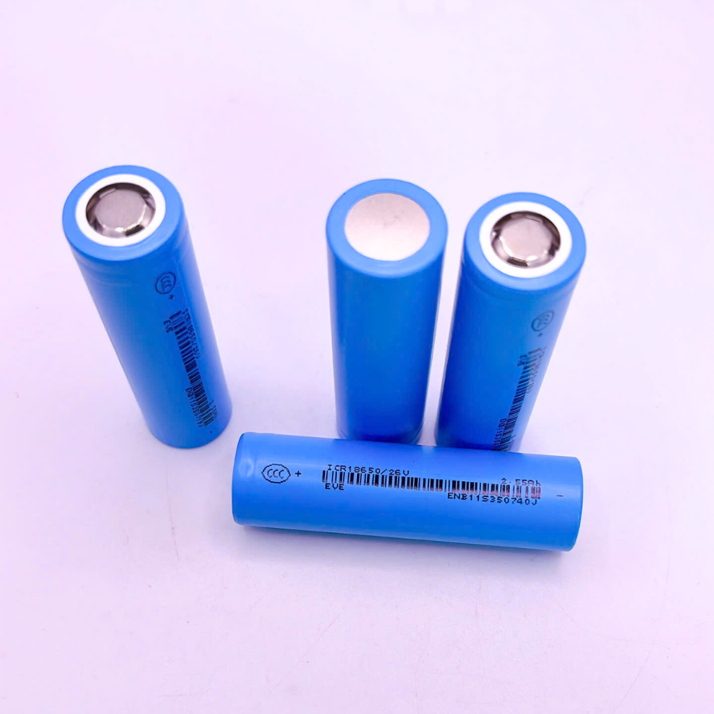 Pin 18650 EVE 26V dung lượng 2550mAh dòng xả 3C hàng mới