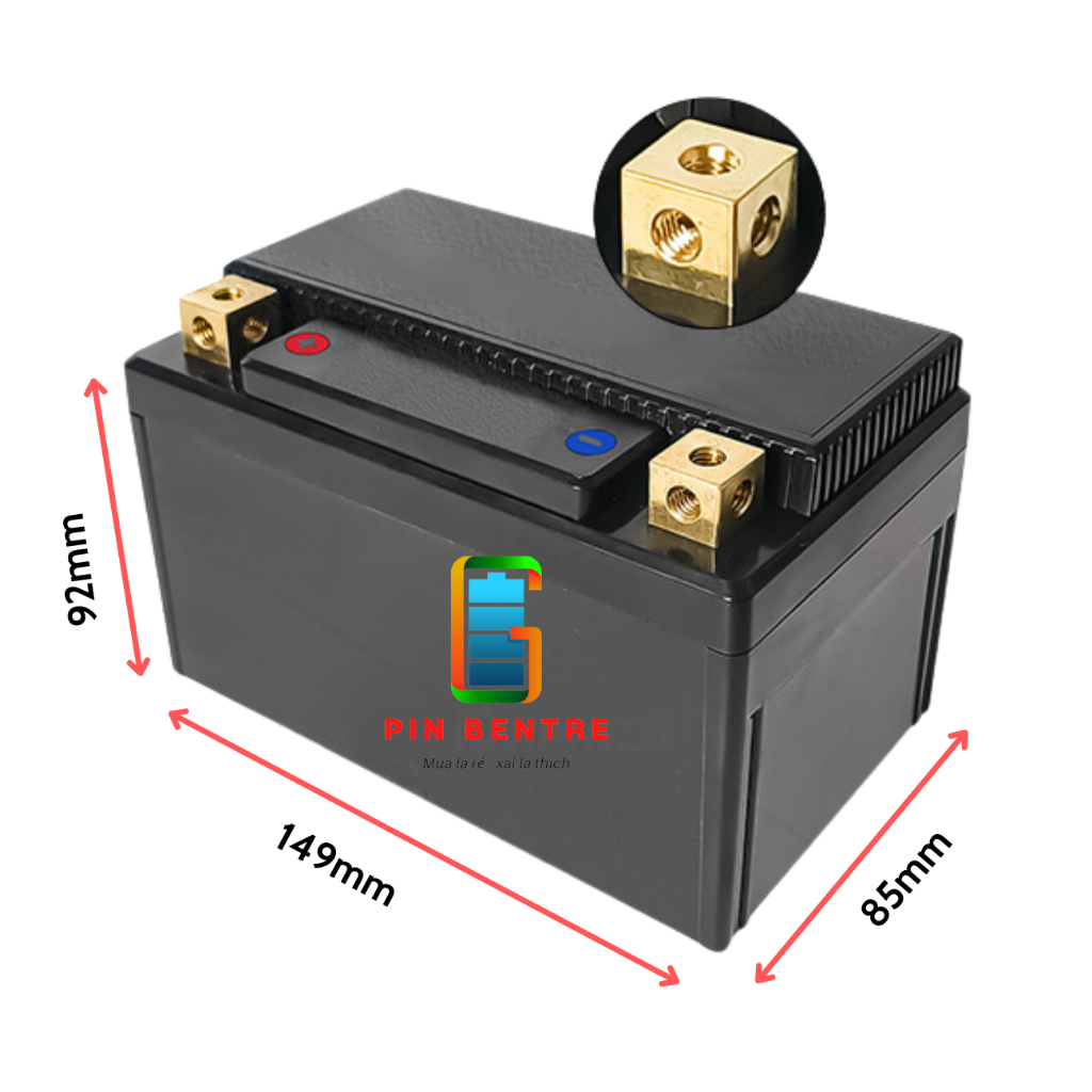 Vỏ bình Ắc Quy YT5 ,12N5L,YTX7L.... chế Ắc quy xe máy và máy phun thuốc..vv