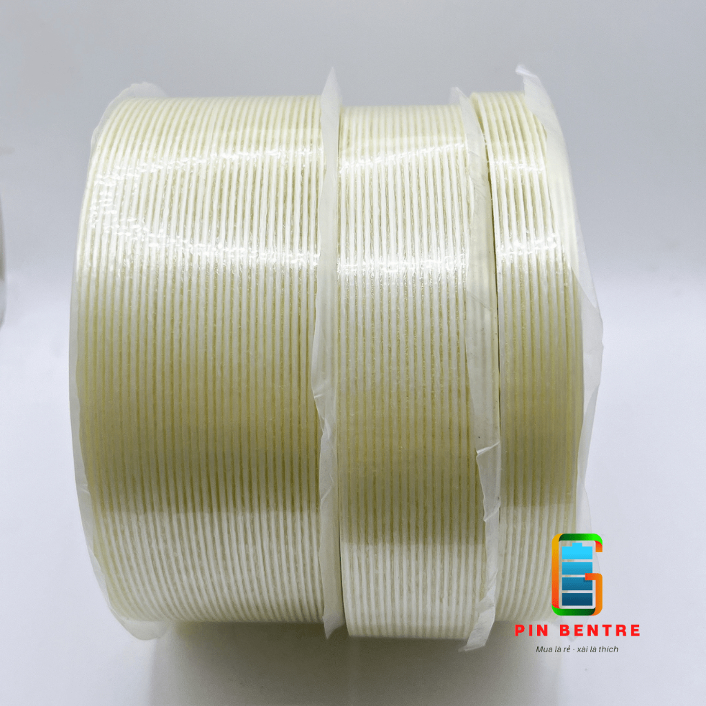 Băng Keo Sợi Thủy Tinh Chống Cháy Loại Tốt 15mm 30mm 50mm x 50 Mét