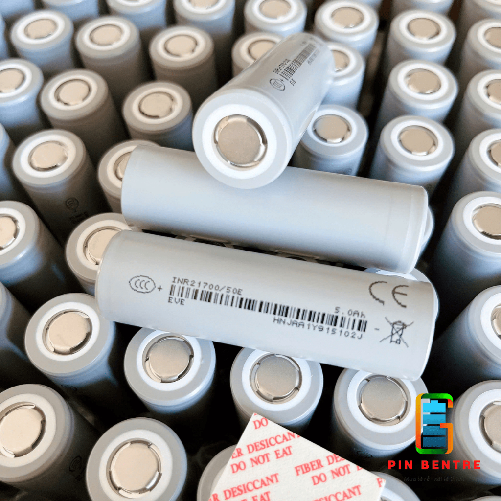 Cell Pin 21700 EVE 50E 5000mah xả 3C/15A hàng mới chính hãng