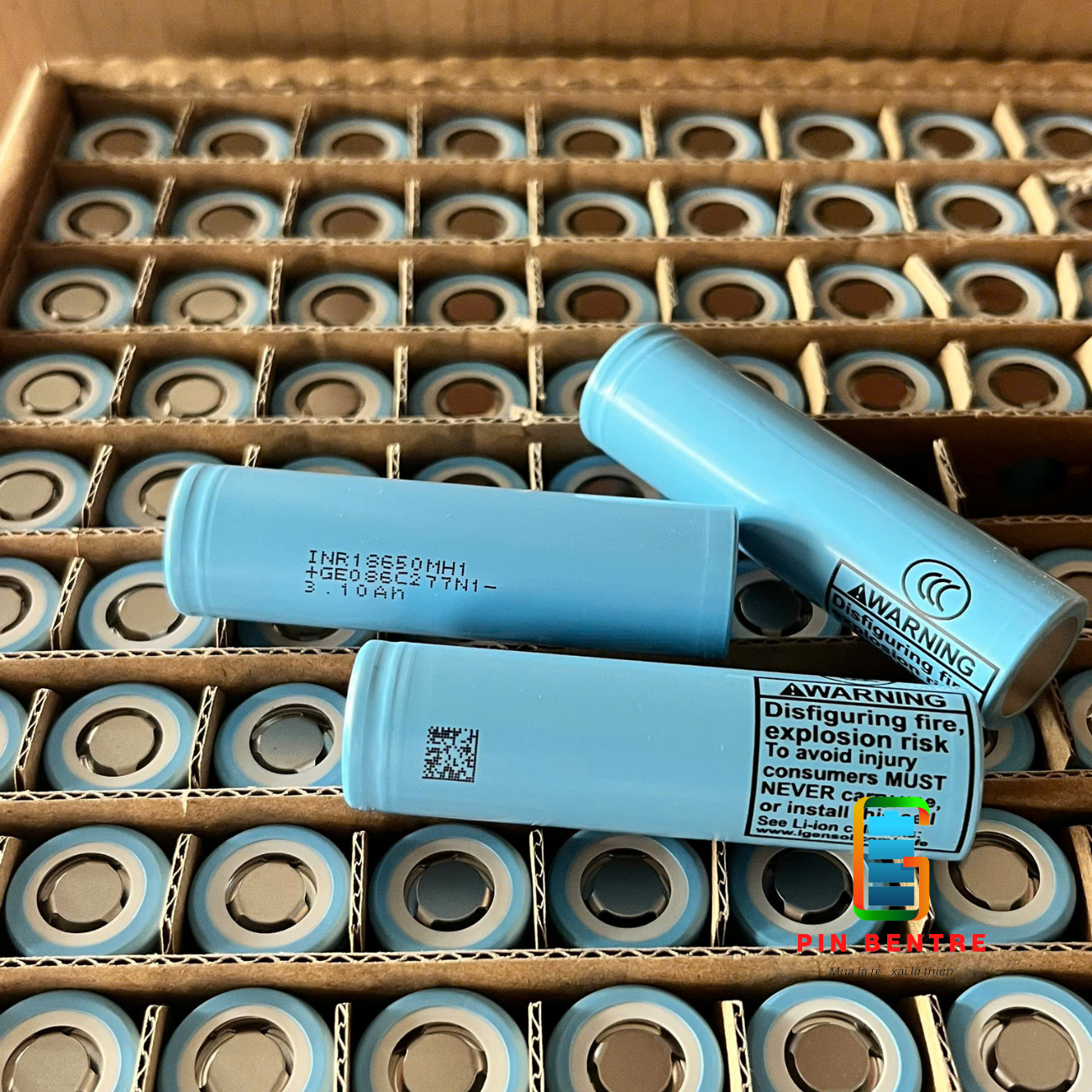 Cell Pin 18650 LG MH1 dung lượng 3200mAh xả 10A hàng mới chính hãng