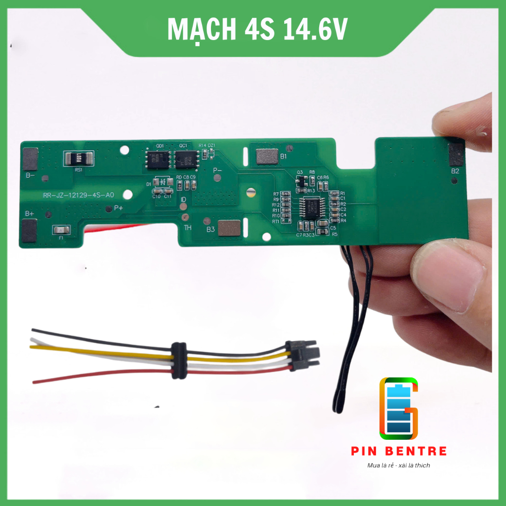 Mạch 4S (14.8V) Sạc Và Bảo Vệ Pin Li-ion 18650 Dành Cho Robot Hút Bụi