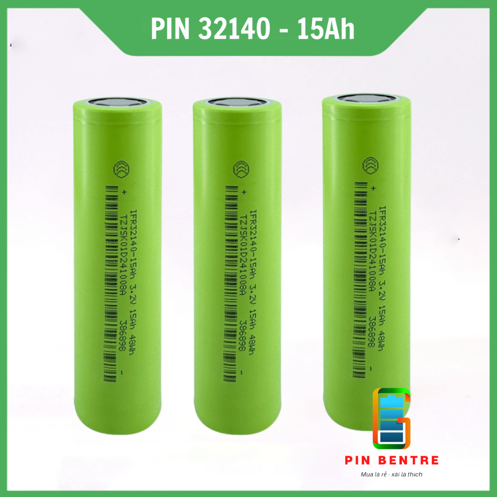 Cell Pin Sắt JSK 32140 3.2V dung lượng 15Ah xả 3C