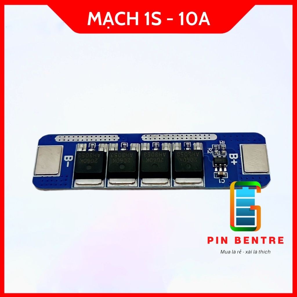 Mạch 1S xả 10A sạc và bào vệ Pin Li-ion 18650,26650