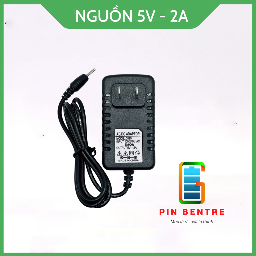 Nguồn 5V - 2A Jack 2.5mm chuyên dùng cho camera và tivi box