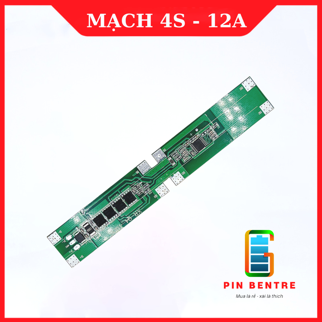 Mạch 4S (14.8V) - 12A Sạc Và Bảo Vệ Pin Li-ion 18650 Dành Cho Robot Hút Bụi