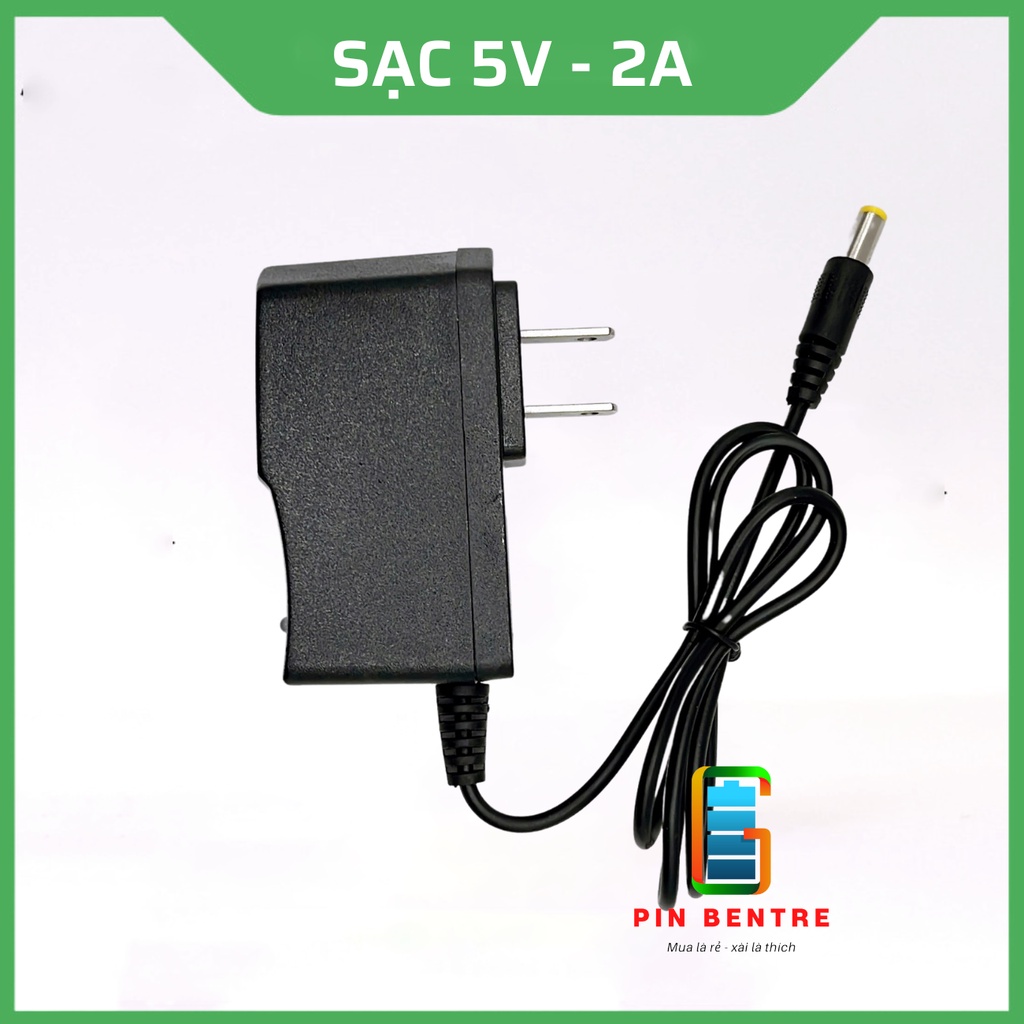 Sạc pin 5V 2A có Led báo đầy Jack cắm 5.5mm x 2.1mm
