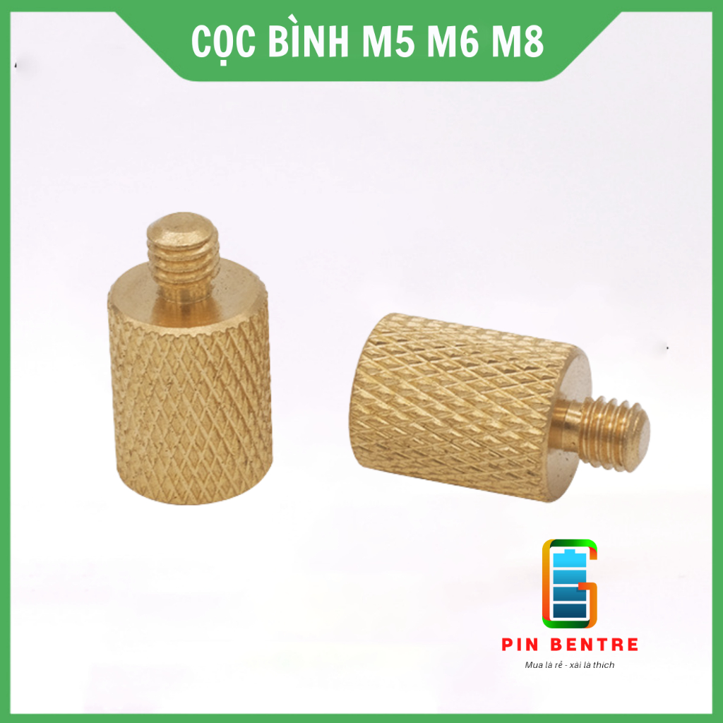 Cọc Bình Vỏ Ắc Quy Ren Vặn M5 M6 M8