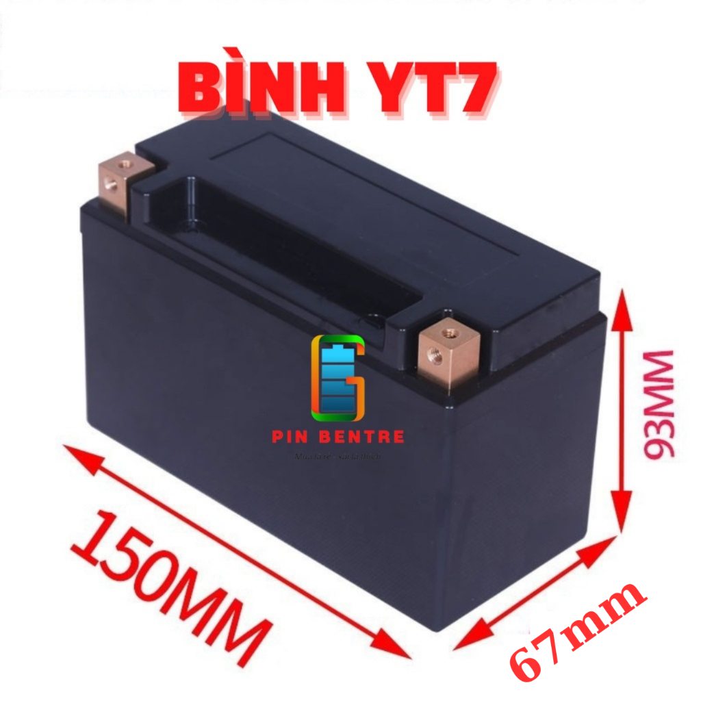 Vỏ bình Ắc Quy YT4 , YT5 , YT7 chế Ắc quy xe máy và máy phun thuốc..vv