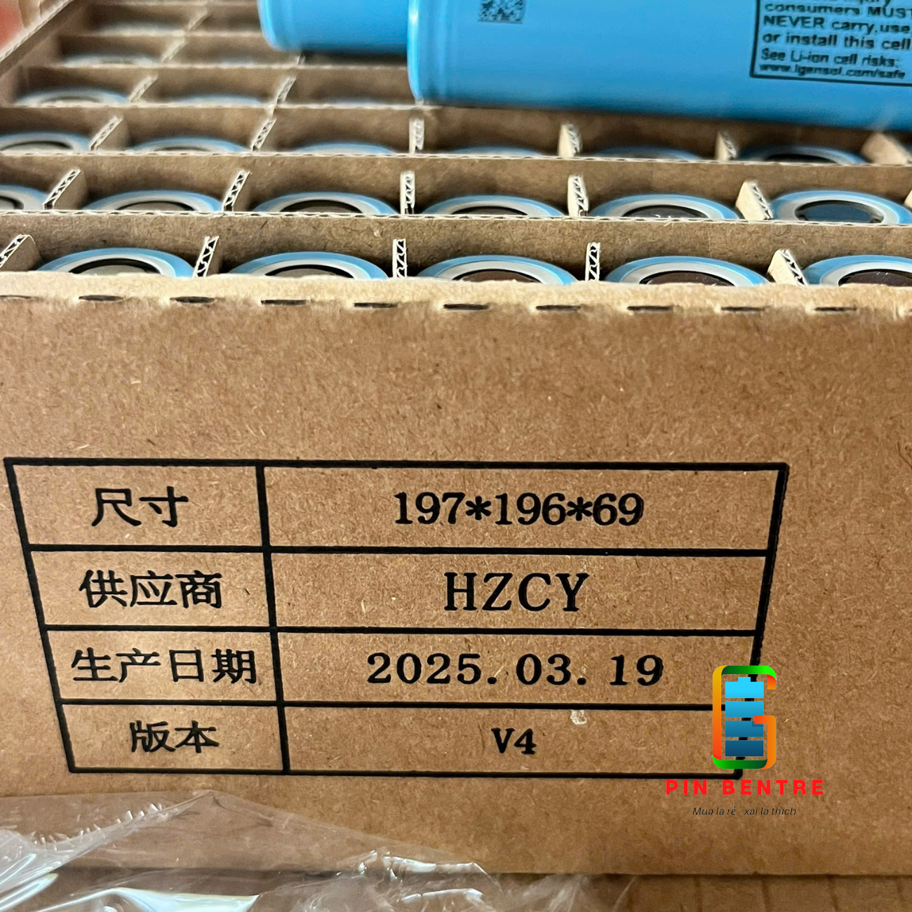 Cell Pin 18650 LG MH1 dung lượng 3200mAh xả 10A hàng mới chính hãng