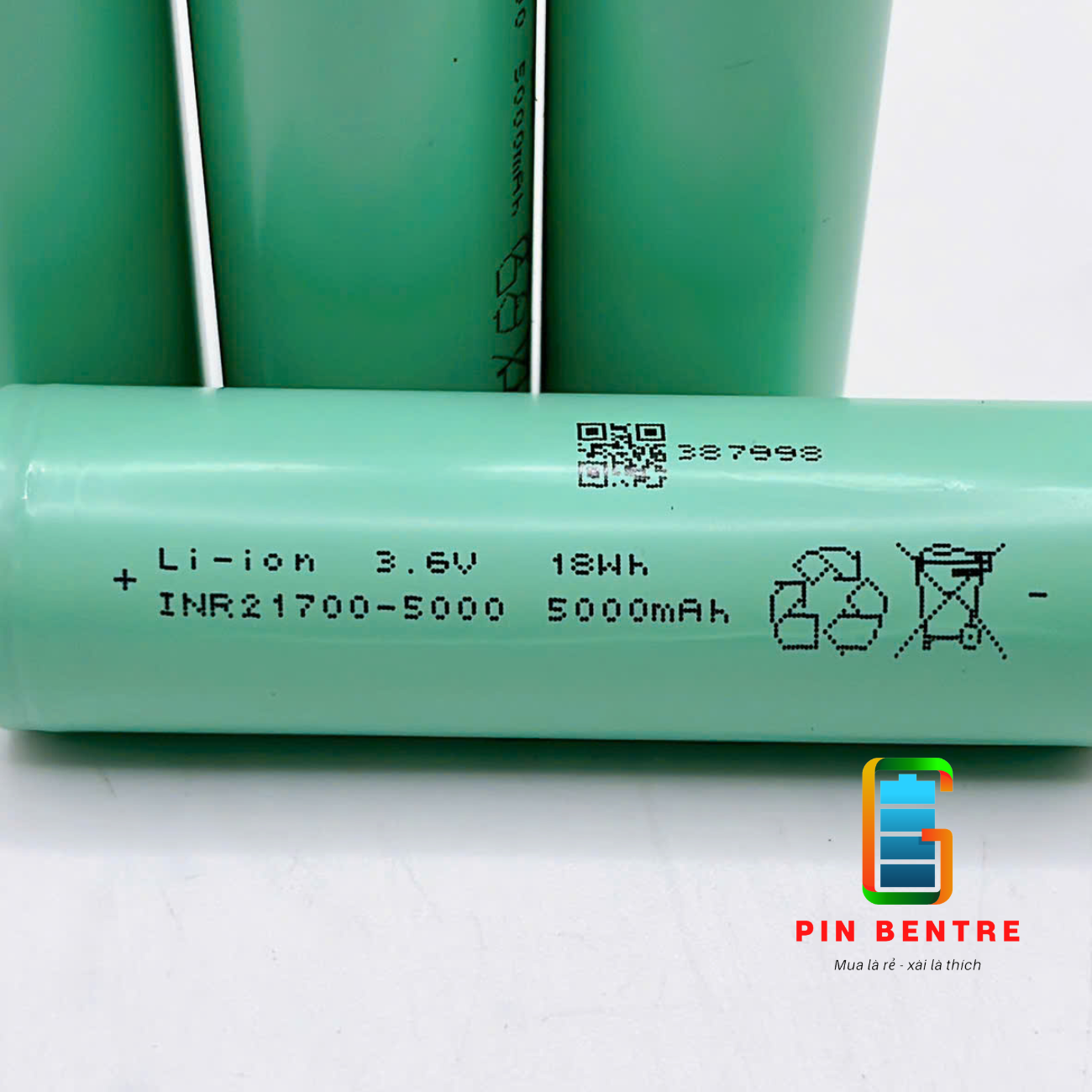 Cell Pin 21700 EVE 50PL 5000mah dòng xả 14C/70A hàng mới chính hãng