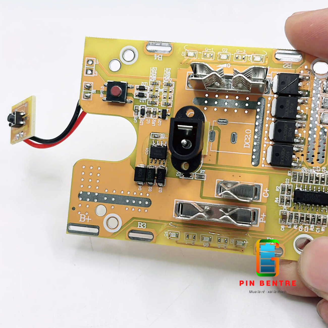 Mạch 5S 21V chân phổ thông có 2 Led hông dòng xà cao 90A [PBT247]