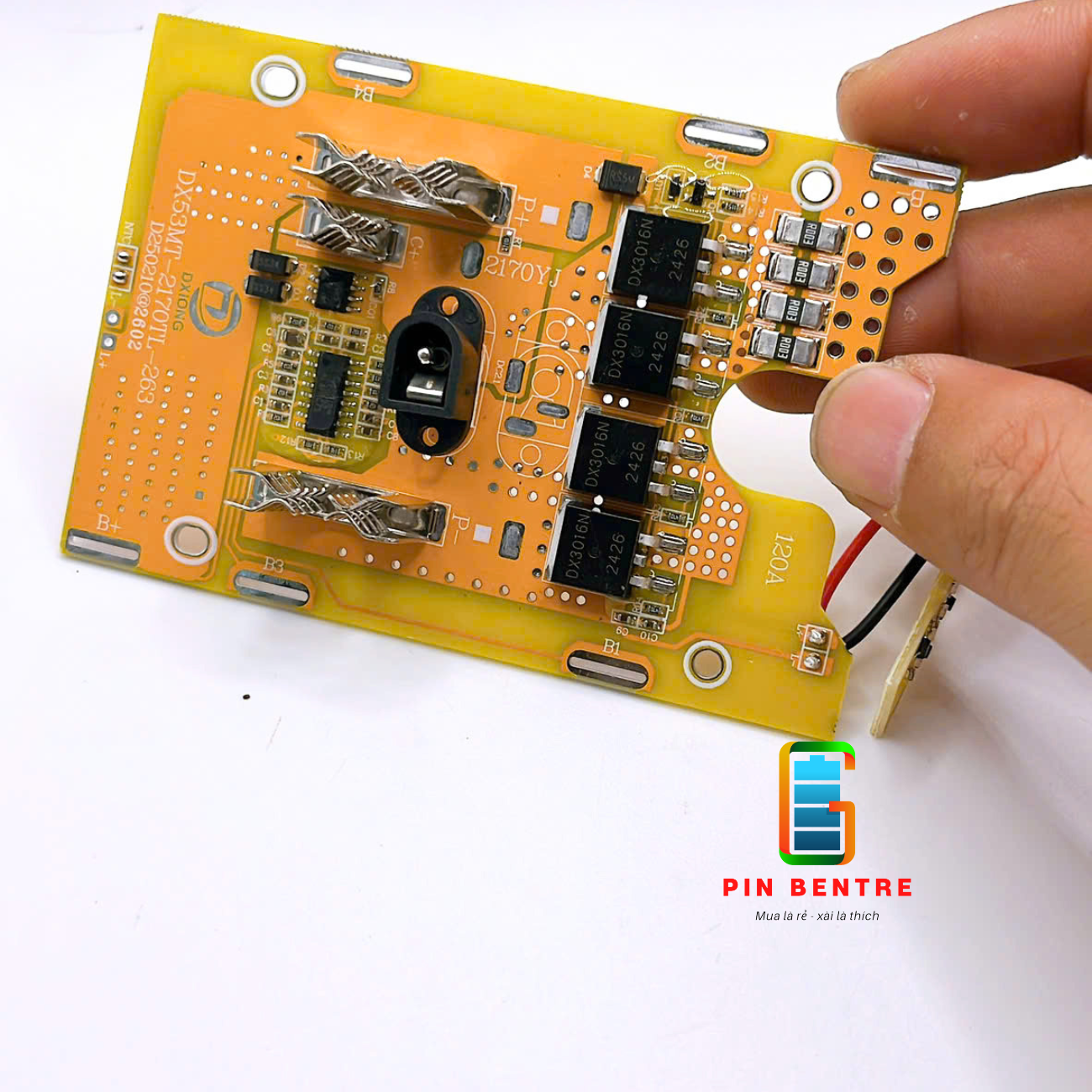 Mạch 5S 21V dành cho Pin 21700 chân phổ thông xả 120A có báo Pin [PBT247]