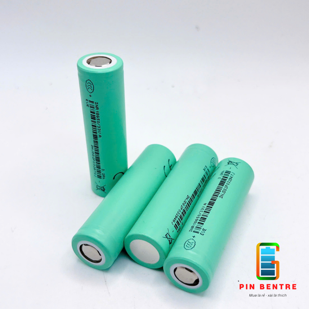 Cell pin 18650 EVE 33V 3200mAh xả 3C/10A hàng mới chính hãng