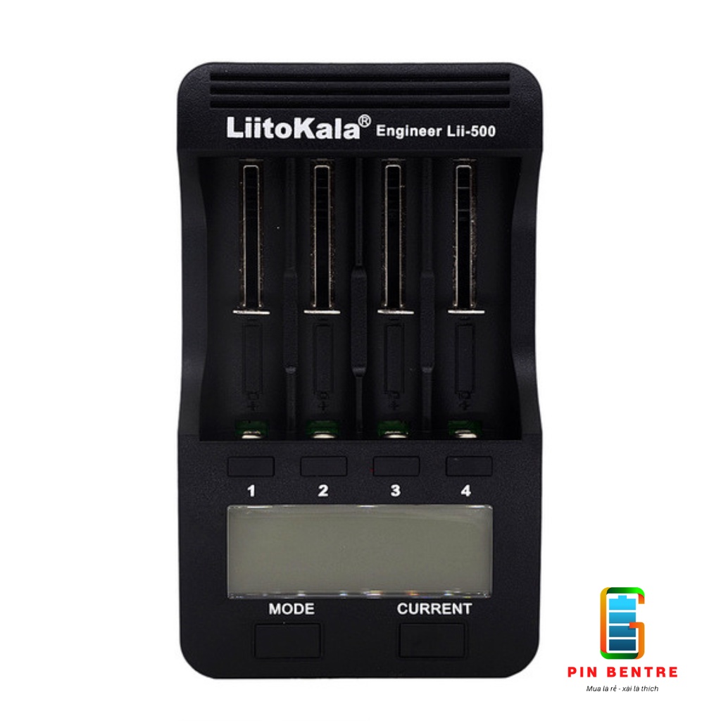 Bộ sạc Pin Liitokala Lii-500 và Test dung lượng Pin chính hảng
