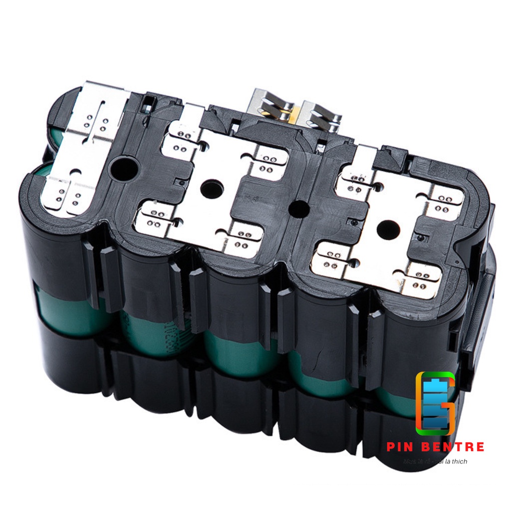 Combo Vỏ và Mạch Makita 5S2P 18v/21v nhận sạc Zin có báo Pin